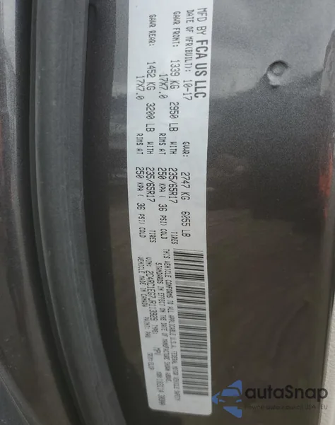 2018 Chrysler Pacifica Touring L Plus z USA, uszkodzony, nr VIN 2C4RC1EG7JR113929